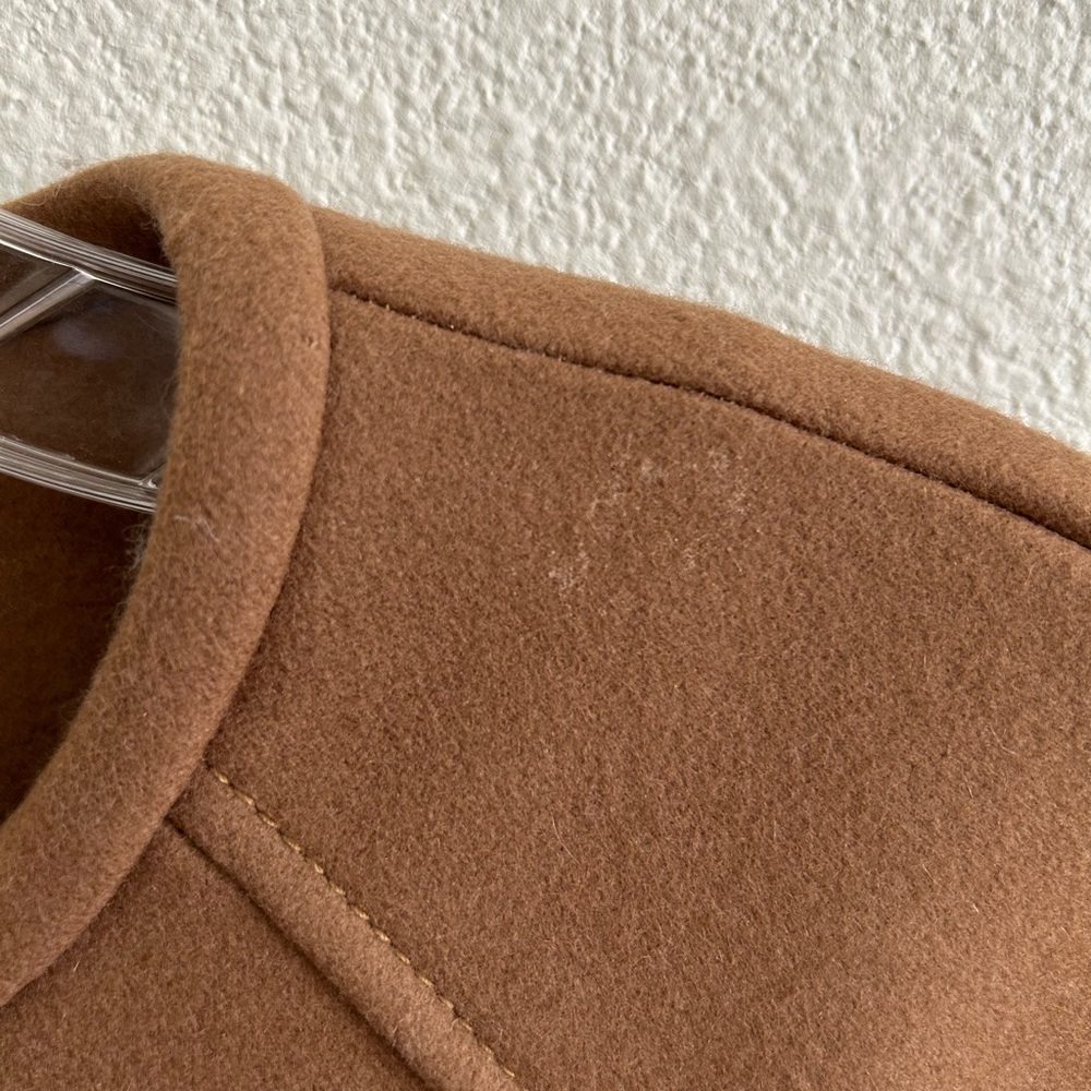 J. Crew Camel Cape Jacket Wool Melton - Picture 11 of 12
